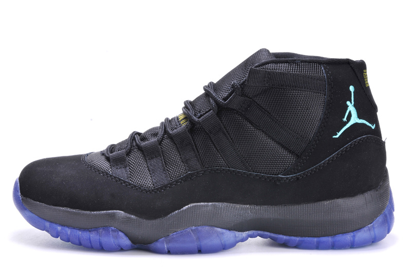 Air Jordan 11 Mens Shoes Black/Purple Online
